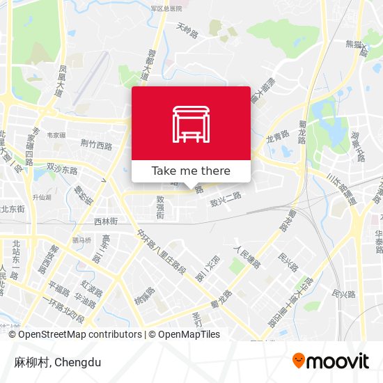 麻柳村 map
