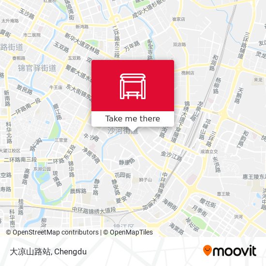 大凉山路站 map