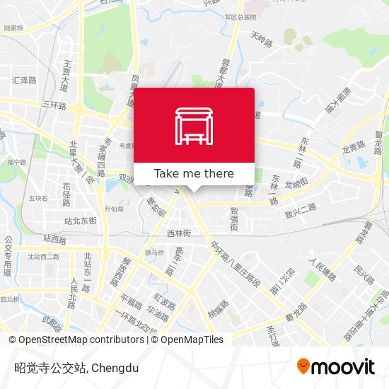昭觉寺公交站 map