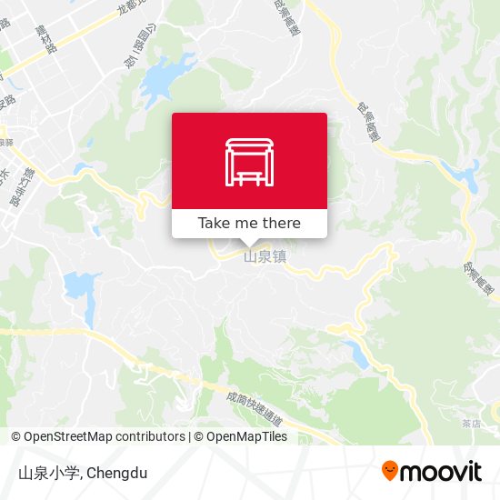 山泉小学 map