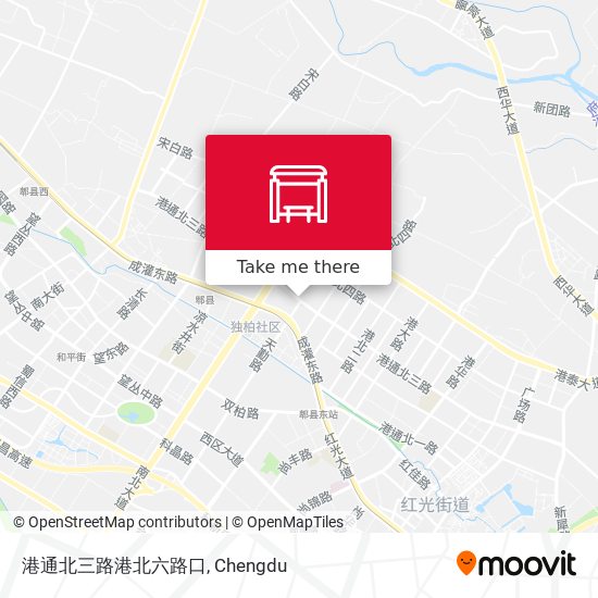 港通北三路港北六路口 map