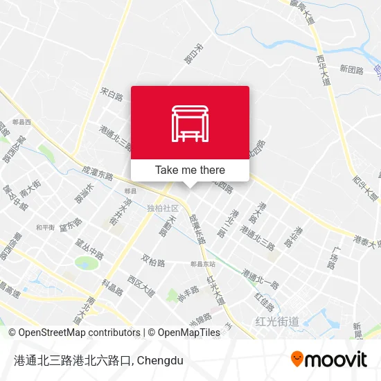港通北三路港北六路口 map