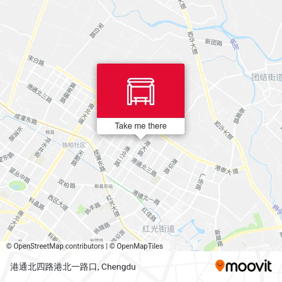 港通北四路港北一路口 map