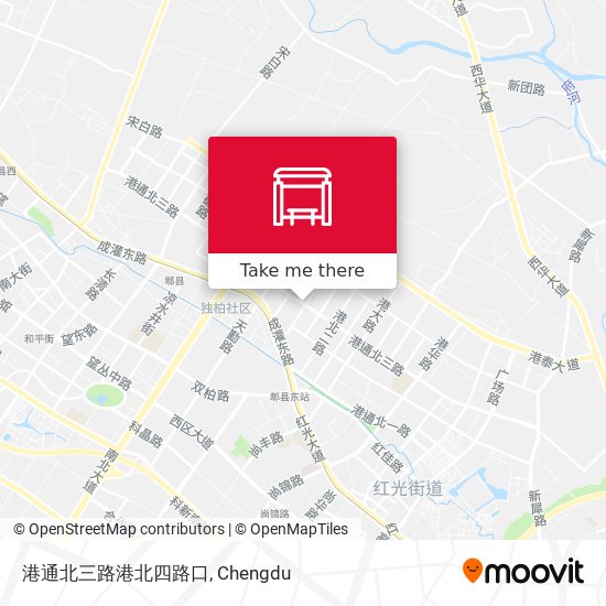 港通北三路港北四路口 map