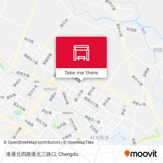 港通北四路港北三路口 map