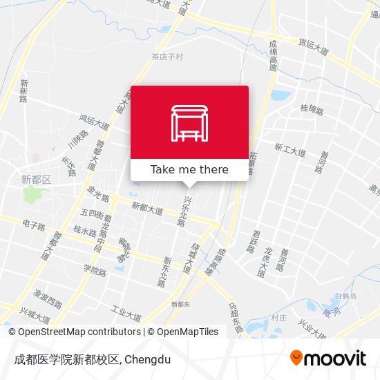 成都医学院新都校区 map