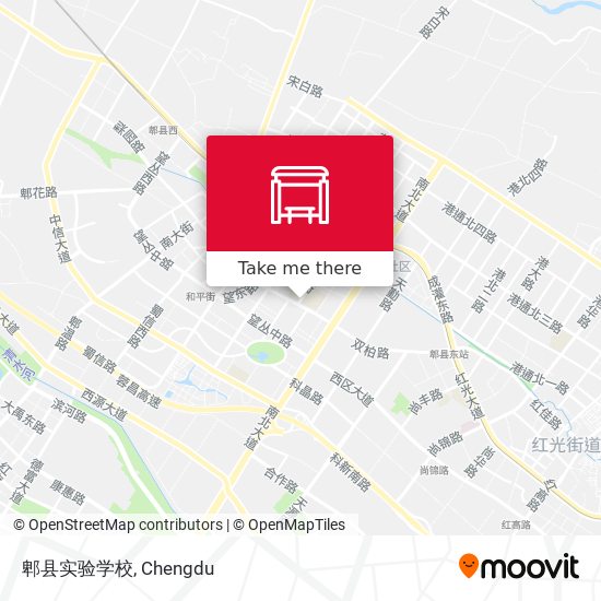 郫县实验学校 map