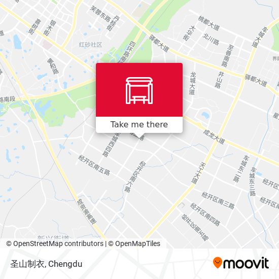 圣山制衣 map