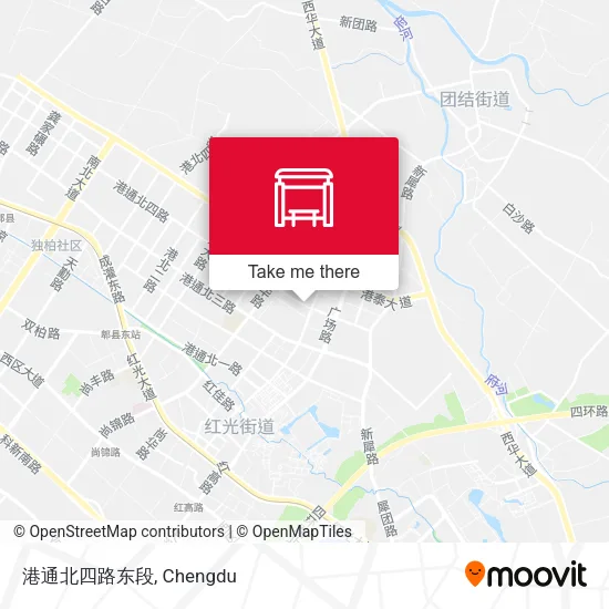 港通北四路东段 map