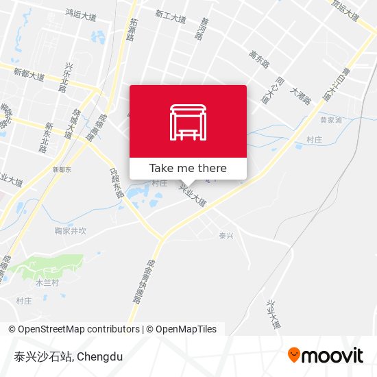 泰兴沙石站 map