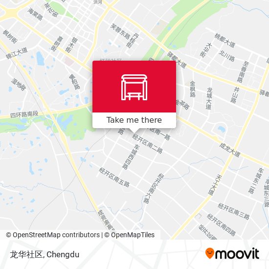龙华社区 map