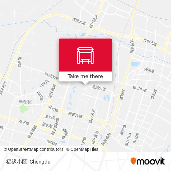 福缘小区 map