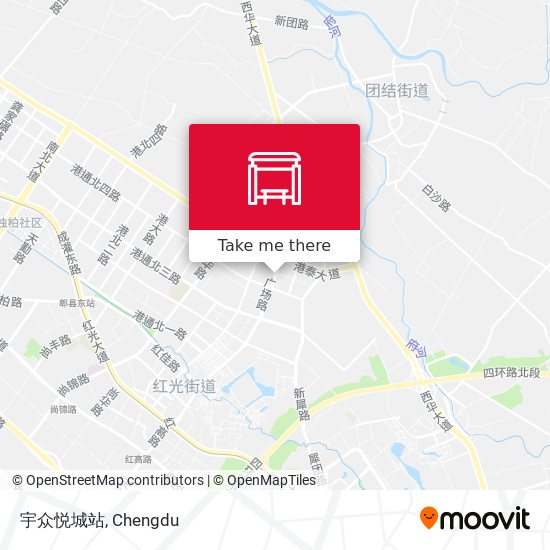 宇众悦城站 map