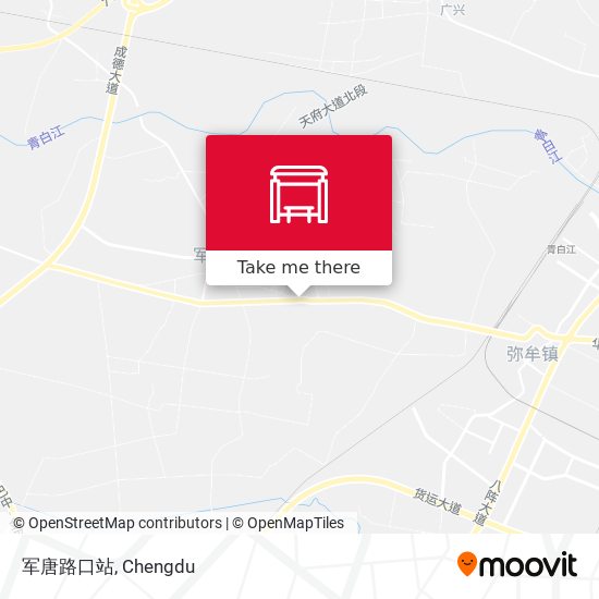 军唐路口站 map