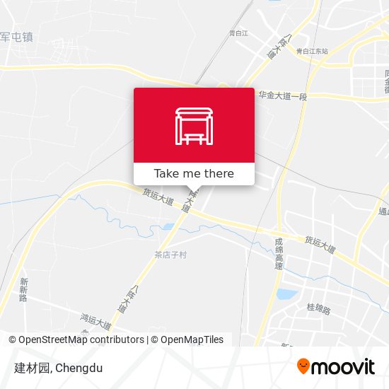 建材园 map