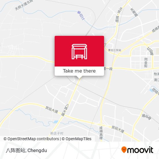八阵图站 map