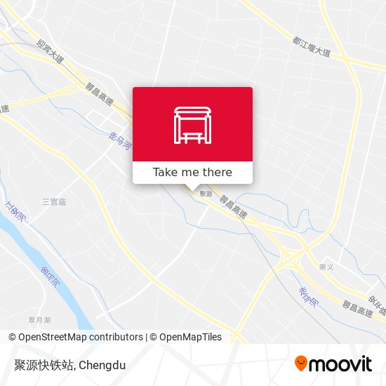 聚源快铁站 map