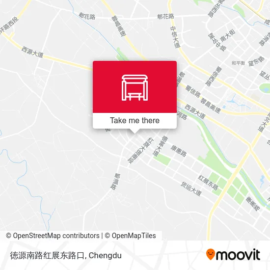 徳源南路红展东路口 map