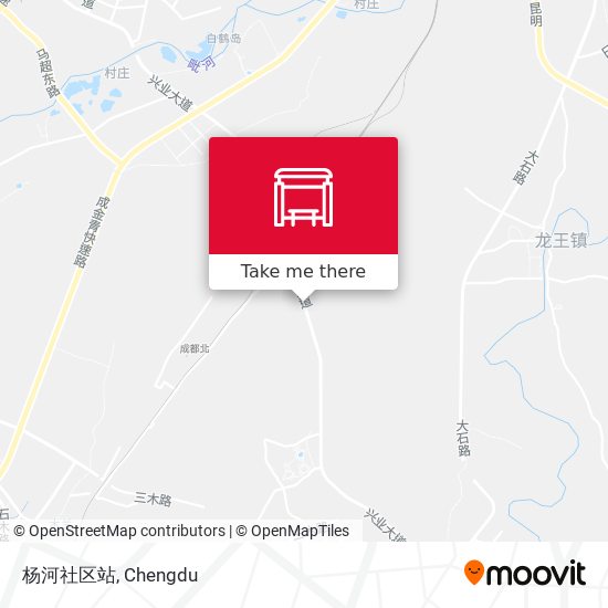 杨河社区站 map