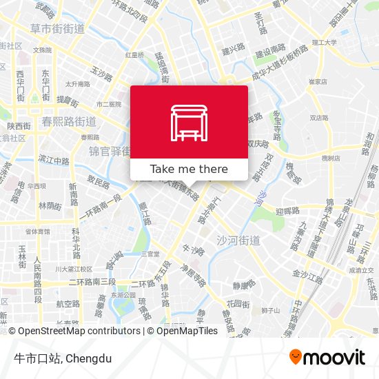 牛市口站 map