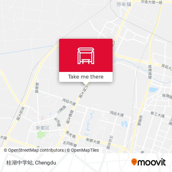 桂湖中学站 map