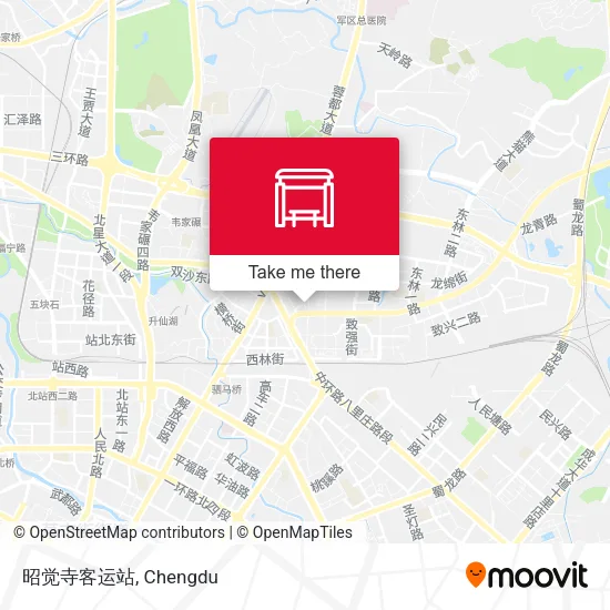 昭觉寺客运站 map