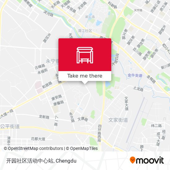 开园社区活动中心站 map