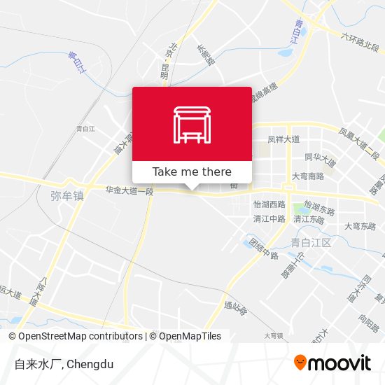 自来水厂 map
