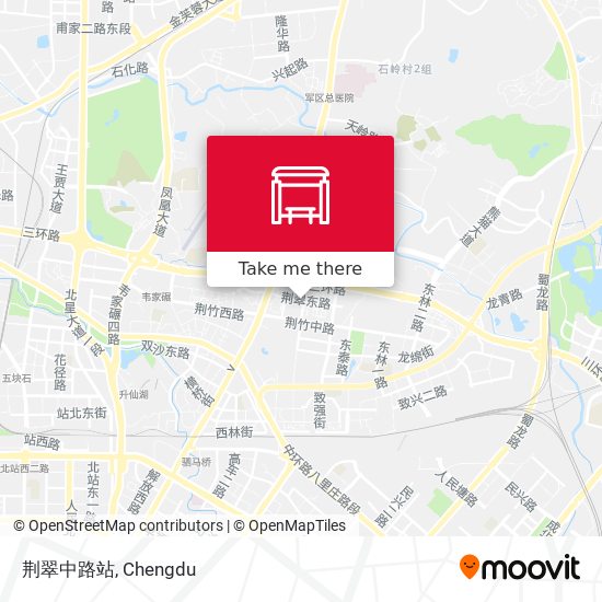 荆翠中路站 map