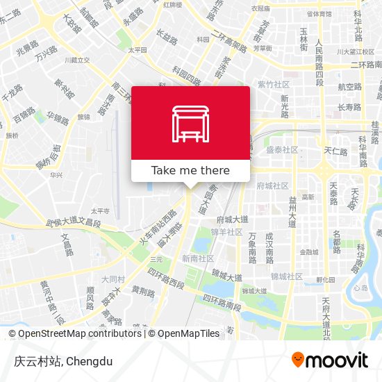 庆云村站 map