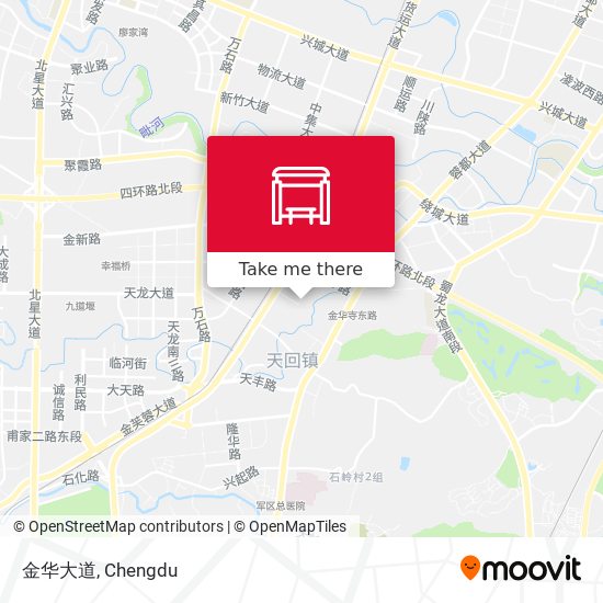 金华大道 map