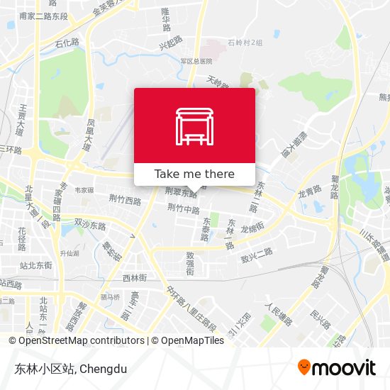 东林小区站 map