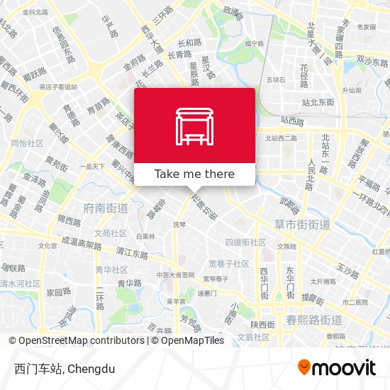 西门车站 map