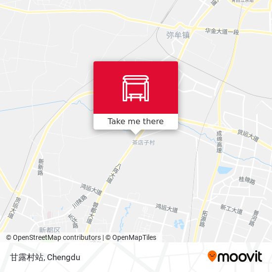 甘露村站 map