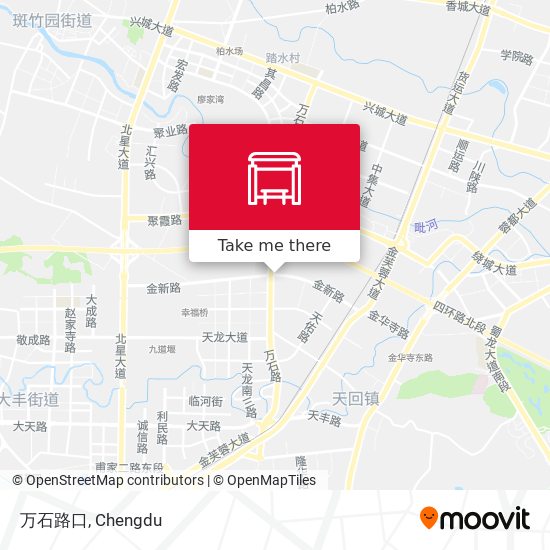 万石路口 map