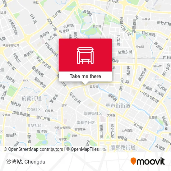沙湾站 map