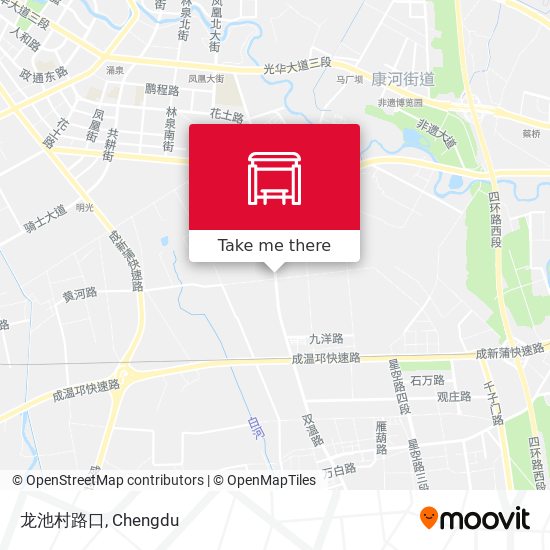 龙池村路口 map