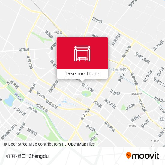 红瓦街口 map