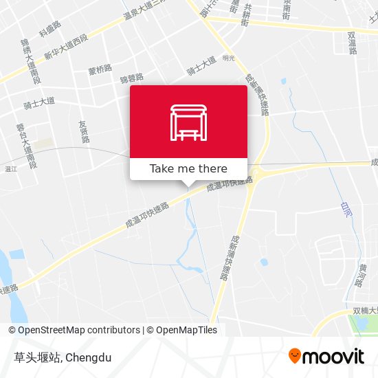 草头堰站 map