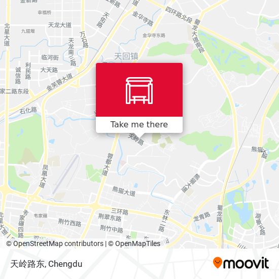 天岭路东 map