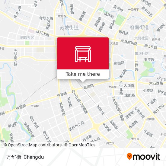 万华街 map