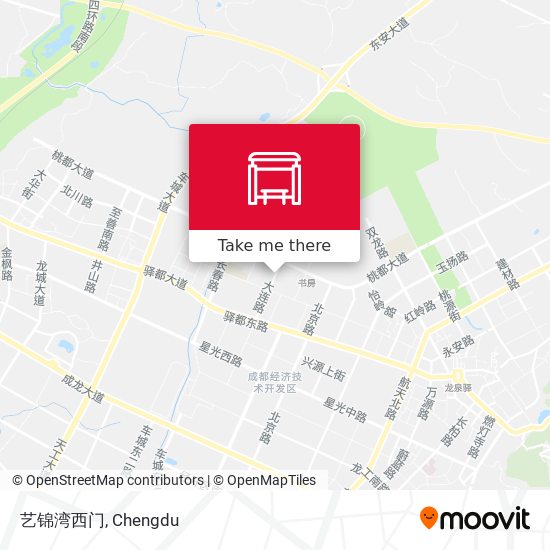 艺锦湾西门 map