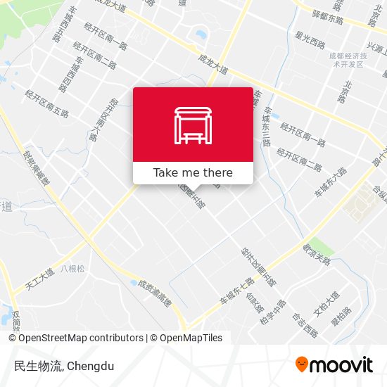 民生物流 map