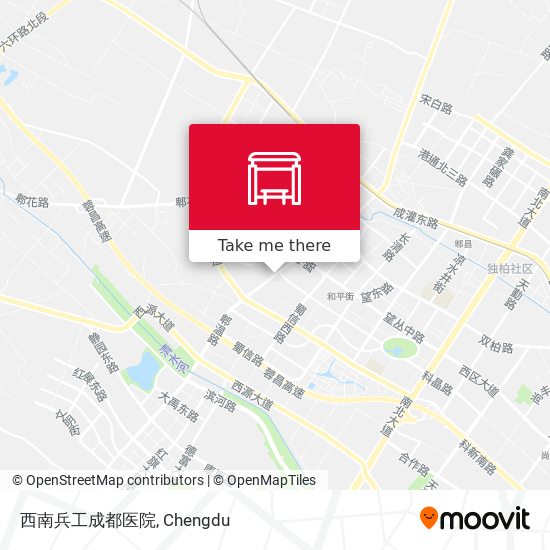 西南兵工成都医院 map