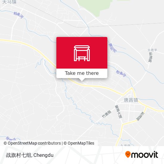 战旗村七组 map