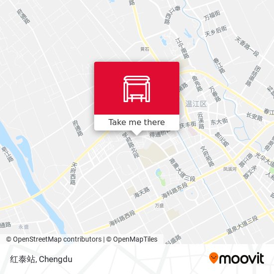 红泰站 map