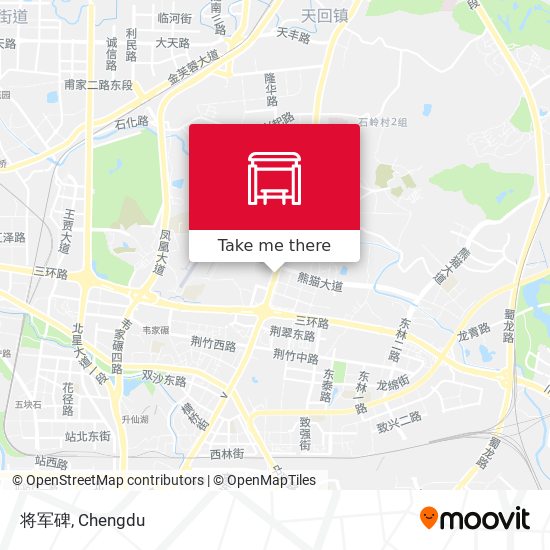 将军碑 map