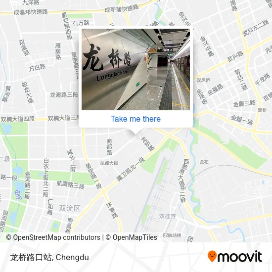 龙桥路口站 map
