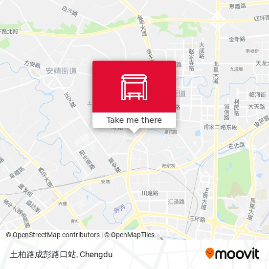 土柏路成彭路口站 map
