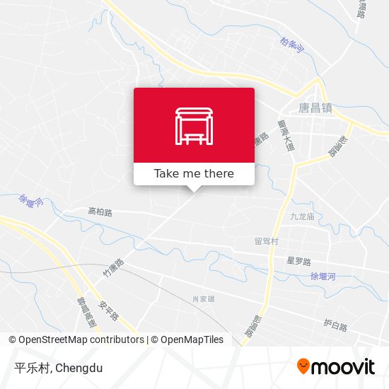 平乐村 map